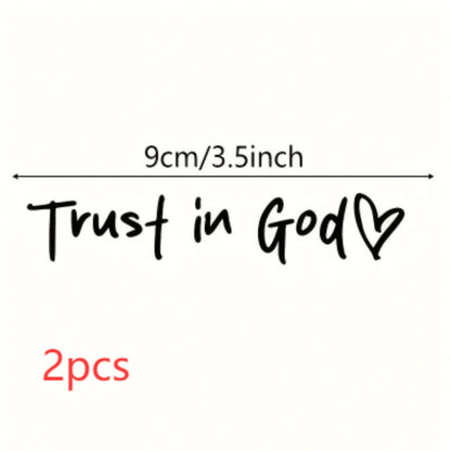 Fashion Faith Jesus God Car Letter Sticker - RALO COLLECTION STUDIO