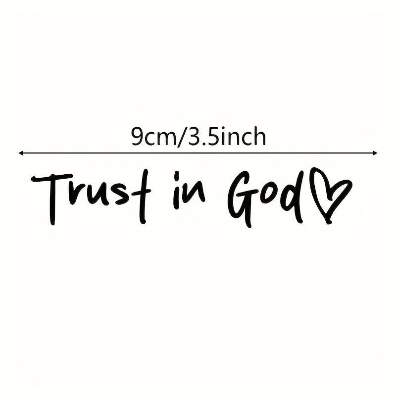 Fashion Faith Jesus God Car Letter Sticker - RALO COLLECTION STUDIO