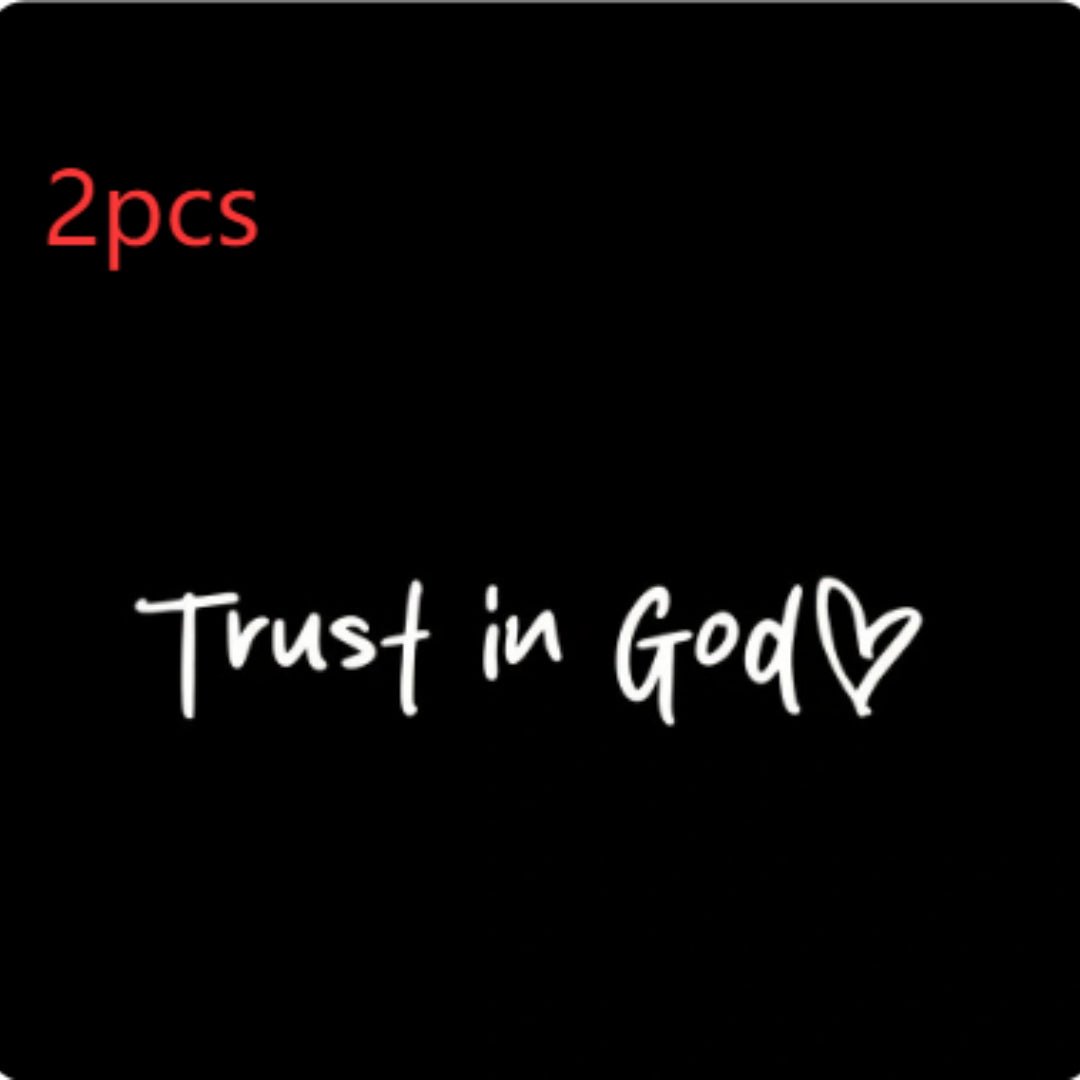 Fashion Faith Jesus God Car Letter Sticker - RALO COLLECTION STUDIO