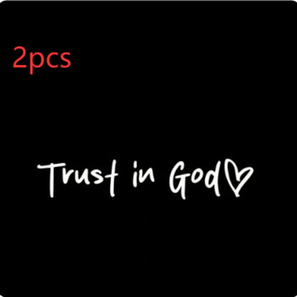 Fashion Faith Jesus God Car Letter Sticker - RALO COLLECTION STUDIO
