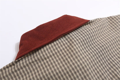 Fashion Fine Plaid Short-sleeved Shirt For Men - RALO COLLECTION STUDIO