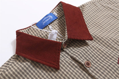 Fashion Fine Plaid Short-sleeved Shirt For Men - RALO COLLECTION STUDIO