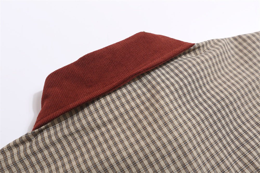 Fashion Fine Plaid Short-sleeved Shirt For Men - RALO COLLECTION STUDIO