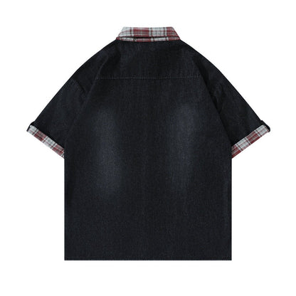 Fashion Loose Denim Shirt Summer Men - RALO COLLECTION STUDIO