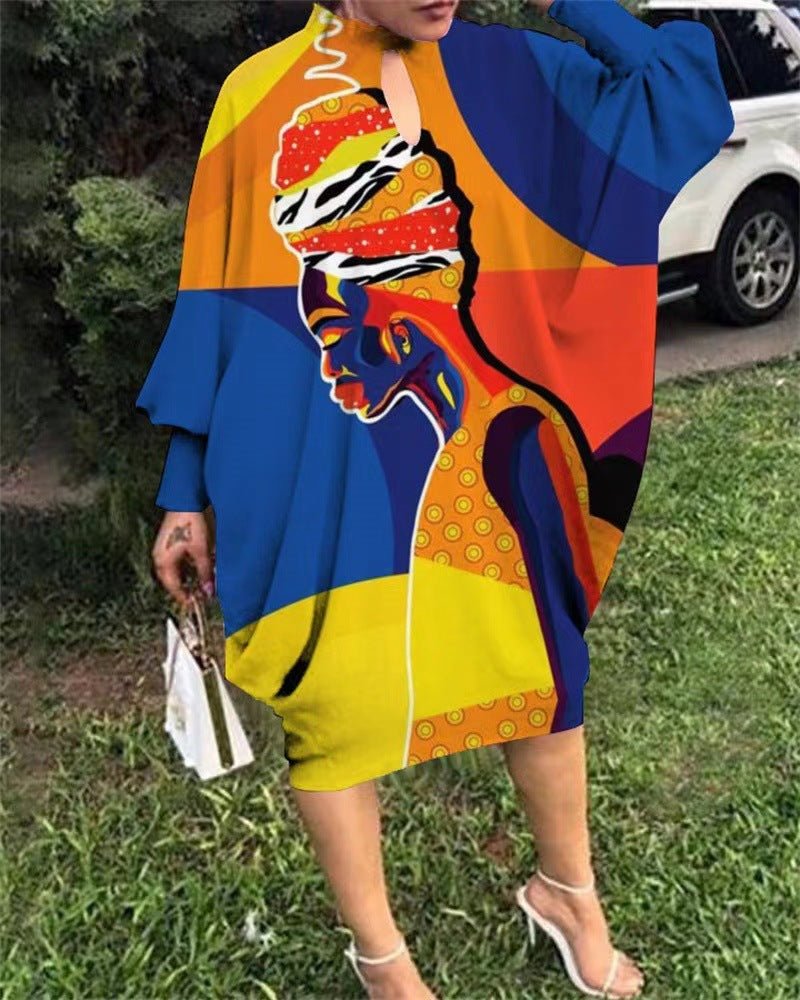 Fashion Printed Dress For Woman - RALO COLLECTION STUDIO