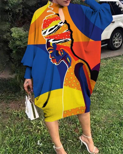 Fashion Printed Dress For Woman - RALO COLLECTION STUDIO
