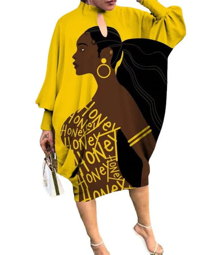 Fashion Printed Dress For Woman - RALO COLLECTION STUDIO