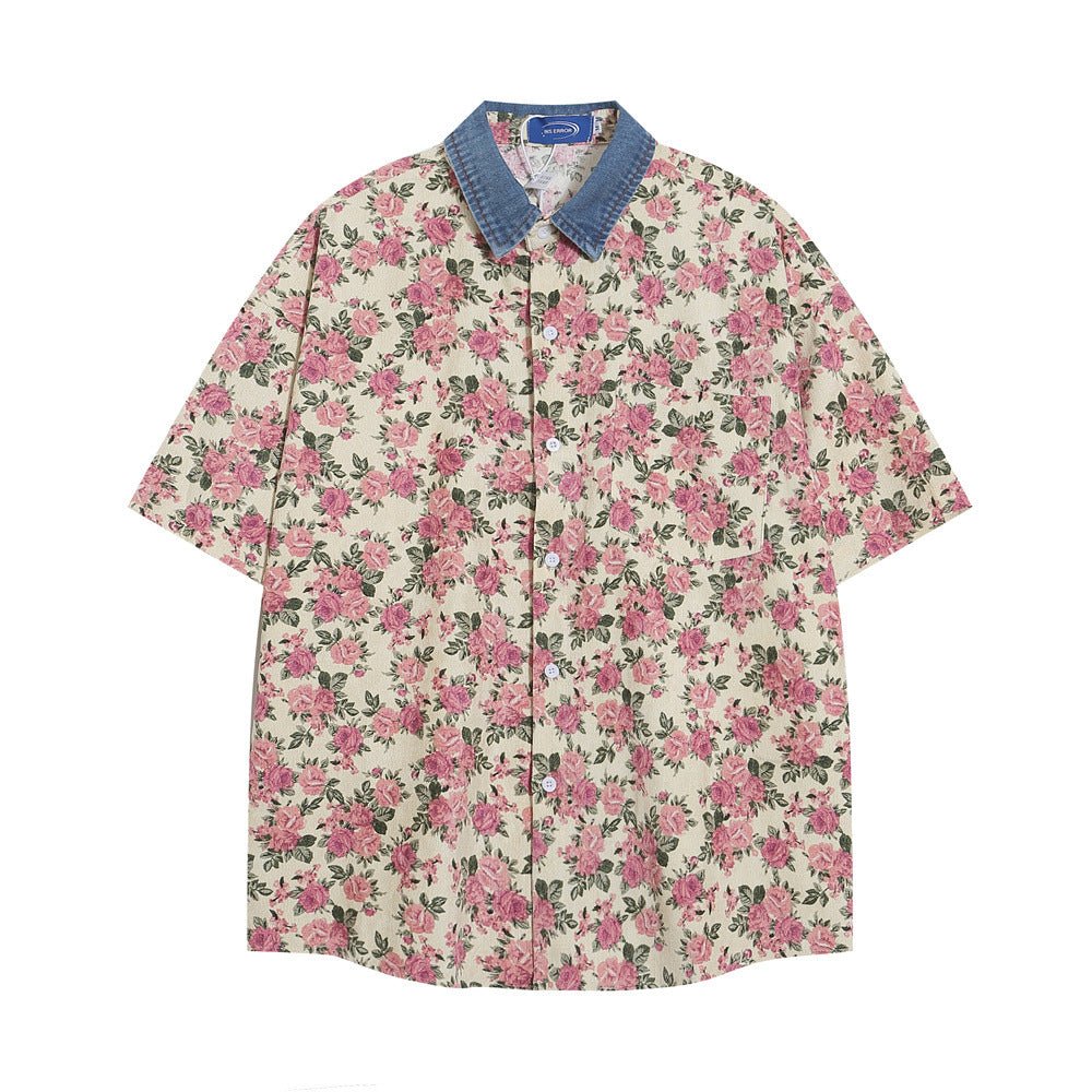 Fashion Small Floral Shirt Summer Men - RALO COLLECTION STUDIO