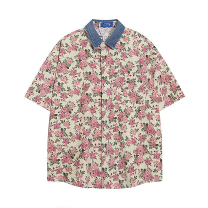 Fashion Small Floral Shirt Summer Men - RALO COLLECTION STUDIO