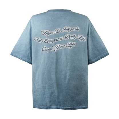 Fashion Tie-dyed Cotton Casual T-shirt Men - RALO COLLECTION STUDIO
