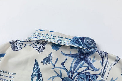 Fashion Underwater World Printed Shirt Men - RALO COLLECTION STUDIO