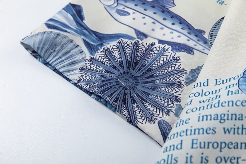 Fashion Underwater World Printed Shirt Men - RALO COLLECTION STUDIO