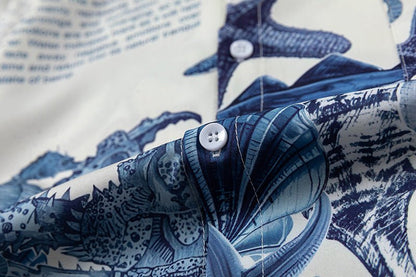 Fashion Underwater World Printed Shirt Men - RALO COLLECTION STUDIO