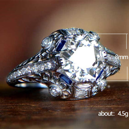 Fashionable Hollow Zircon Womens Ring - RALO COLLECTION STUDIO