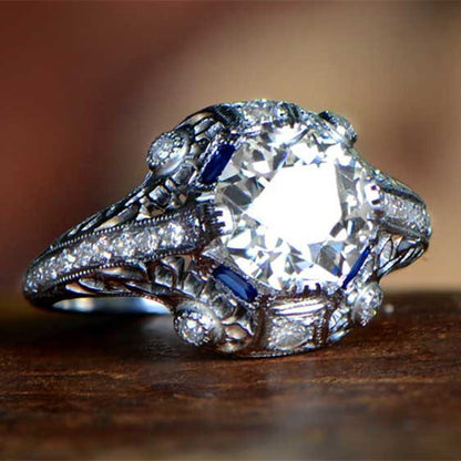 Fashionable Hollow Zircon Womens Ring - RALO COLLECTION STUDIO