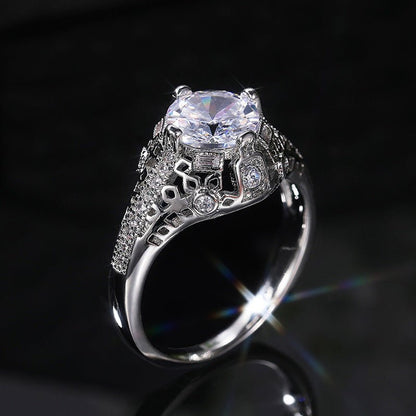 Fashionable Hollow Zircon Womens Ring - RALO COLLECTION STUDIO