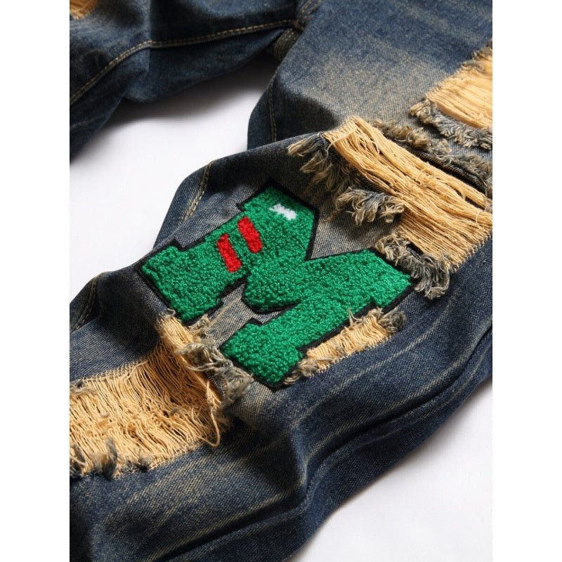 Fashionable Slim-fit European And American Jeans - RALO COLLECTION STUDIO