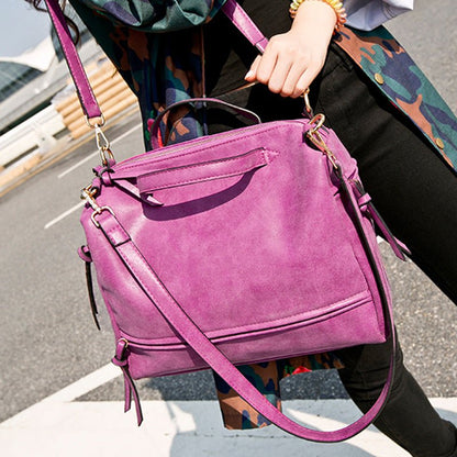 Ralo Retro Matte Leather Locomotive Bag - RALO COLLECTION STUDIO