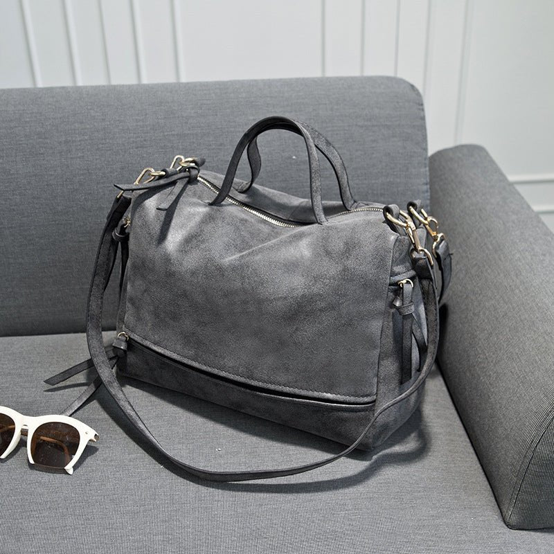 Ralo Retro Matte Leather Locomotive Bag - RALO COLLECTION STUDIO
