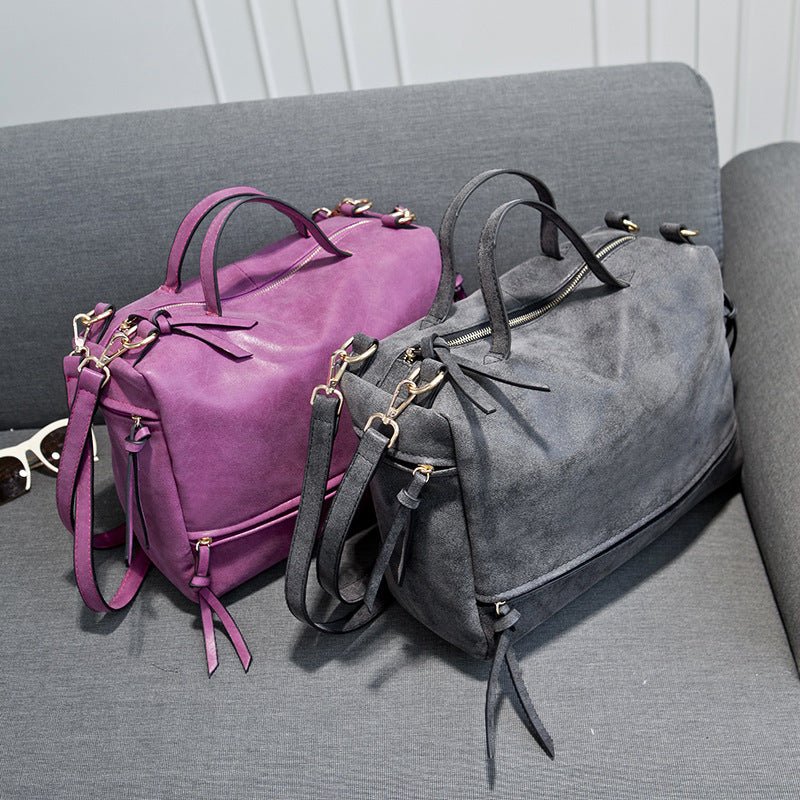 Ralo Retro Matte Leather Locomotive Bag - RALO COLLECTION STUDIO