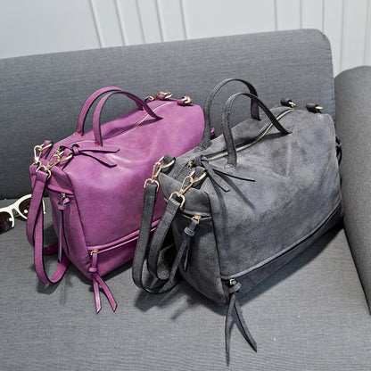 Ralo Retro Matte Leather Locomotive Bag - RALO COLLECTION STUDIO