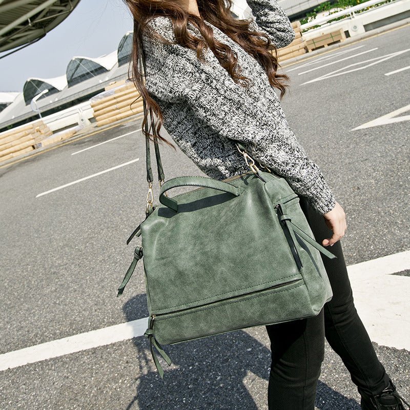 Ralo Retro Matte Leather Locomotive Bag - RALO COLLECTION STUDIO