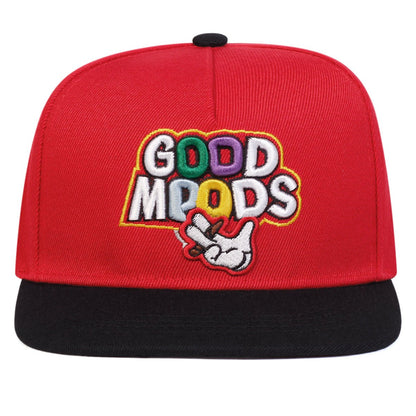 Finger-666 Embroidered Flat-Brim Baseball Cap For Men And Women - RALO COLLECTION STUDIO