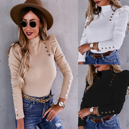Flounces Nailed Bottom Blouse Woman - RALO COLLECTION STUDIO