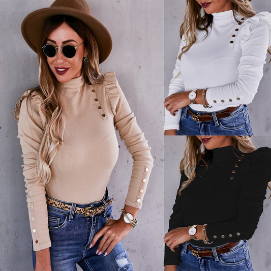 Flounces Nailed Bottom Blouse Woman - RALO COLLECTION STUDIO