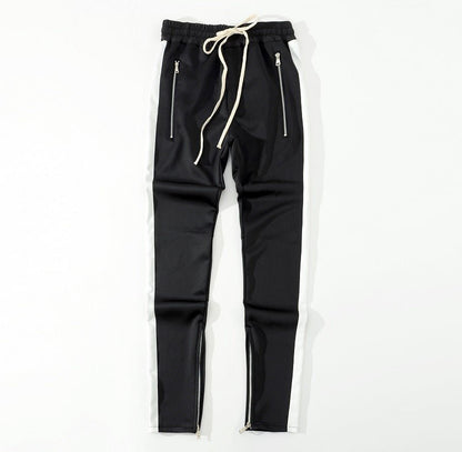 FOG Bibb with uniform pants pants trousers inside zipper retro color stripe men's casual pants - RALO COLLECTION STUDIO