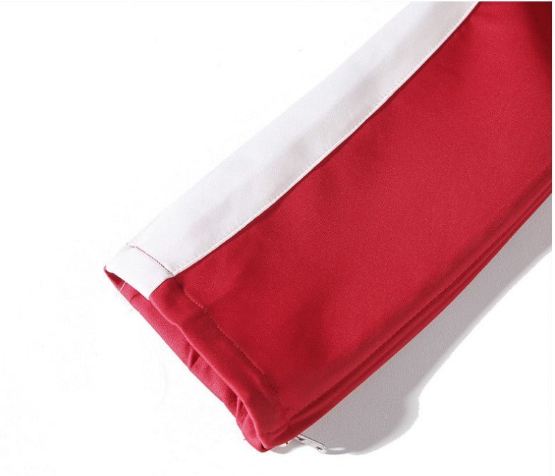 FOG Bibb with uniform pants pants trousers inside zipper retro color stripe men's casual pants - RALO COLLECTION STUDIO