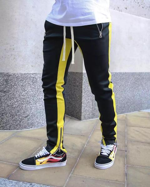 FOG Bibb with uniform pants pants trousers inside zipper retro color stripe men's casual pants - RALO COLLECTION STUDIO