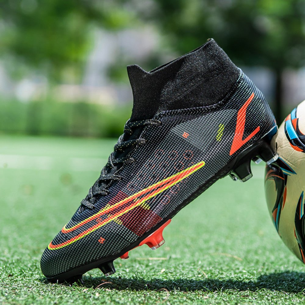 Football Boots Men's High Top AG Spike Artificial Turf - RALO COLLECTION STUDIO