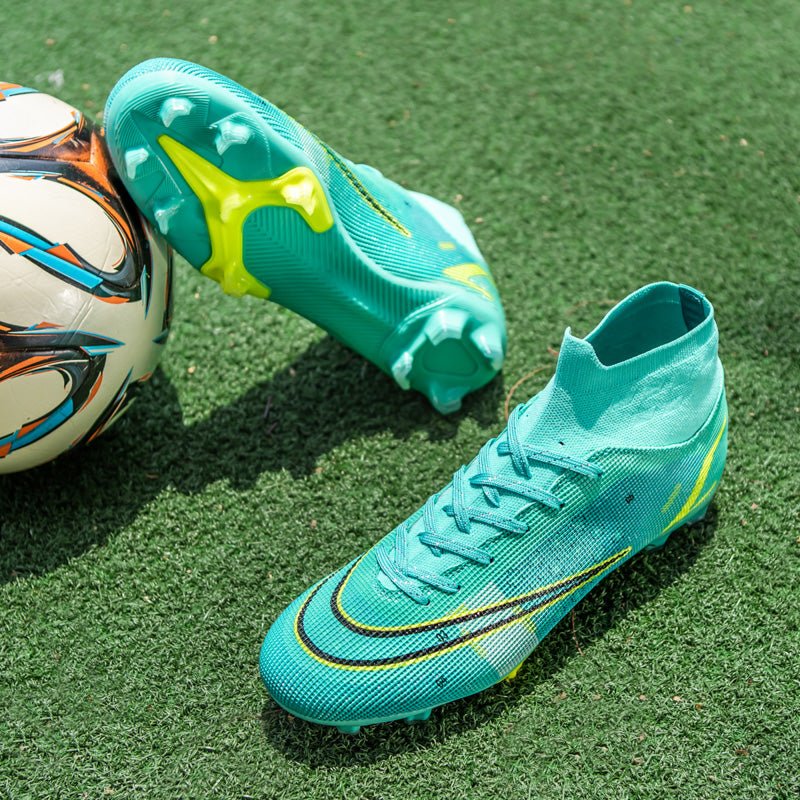 Football Boots Men's High Top AG Spike Artificial Turf - RALO COLLECTION STUDIO