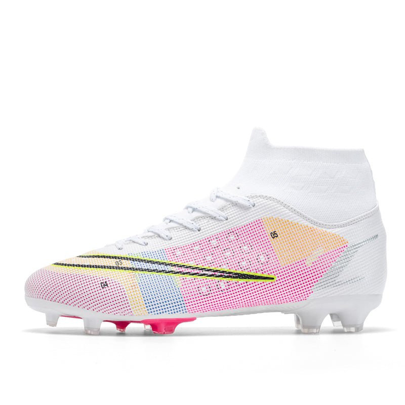 Football Boots Men's High Top AG Spike Artificial Turf - RALO COLLECTION STUDIO
