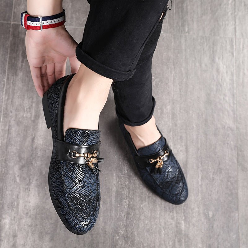 Fringed Men's Peas Shoes Leather Shoes - RALO COLLECTION STUDIO