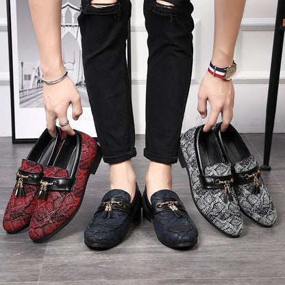 Fringed Men's Peas Shoes Leather Shoes - RALO COLLECTION STUDIO