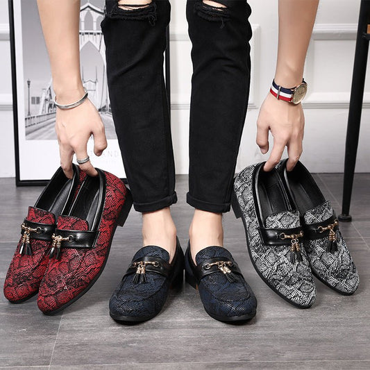 Fringed Men's Peas Shoes Leather Shoes - RALO COLLECTION STUDIO