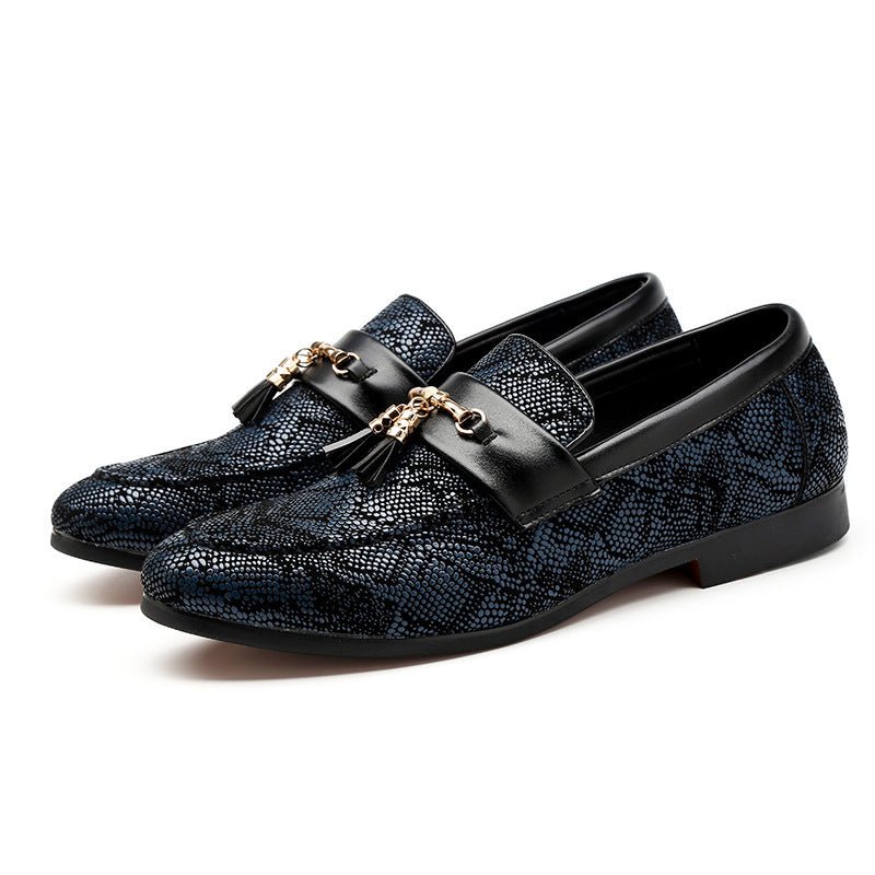 Fringed Men's Peas Shoes Leather Shoes - RALO COLLECTION STUDIO