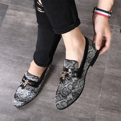 Fringed Men's Peas Shoes Leather Shoes - RALO COLLECTION STUDIO