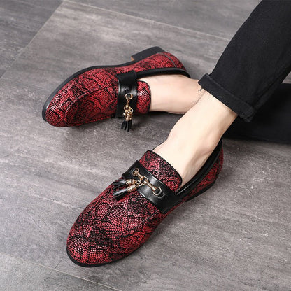Fringed Men's Peas Shoes Leather Shoes - RALO COLLECTION STUDIO