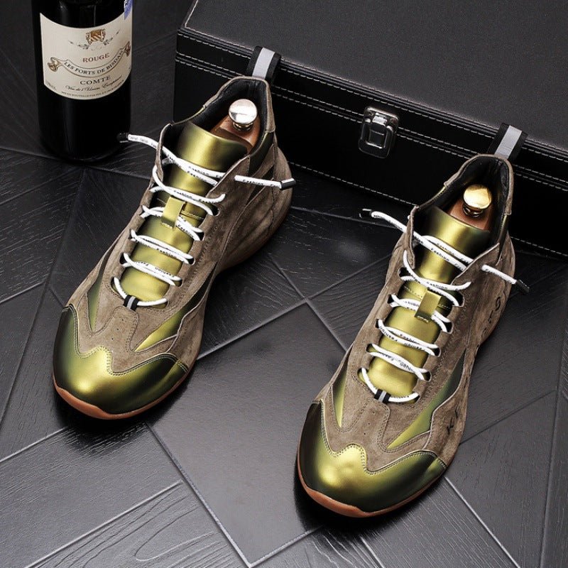 Frosted Personality Youth Short Leather Boots - RALO COLLECTION STUDIO