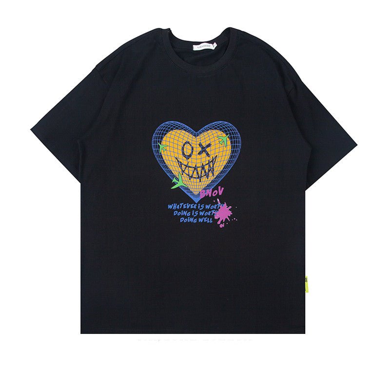Funny Love Printed Casual Short-Sleeved T-Shirt For Women And Men - RALO COLLECTION STUDIO