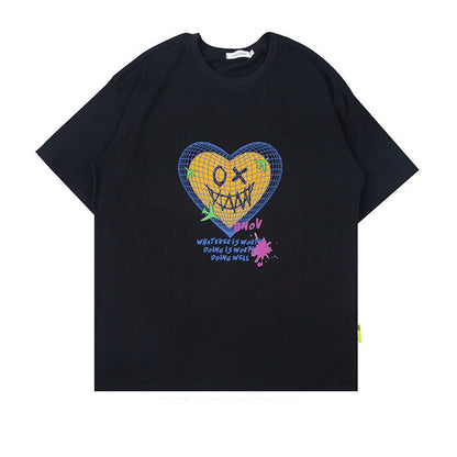 Funny Love Printed Casual Short-Sleeved T-Shirt For Women And Men - RALO COLLECTION STUDIO