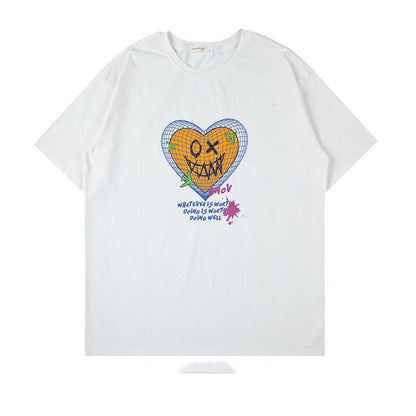 Funny Love Printed Casual Short-Sleeved T-Shirt For Women And Men - RALO COLLECTION STUDIO