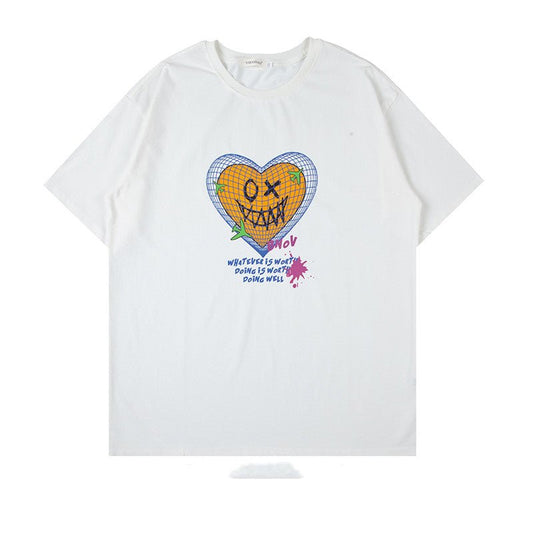 Funny Love Printed Casual Short-Sleeved T-Shirt For Women And Men - RALO COLLECTION STUDIO