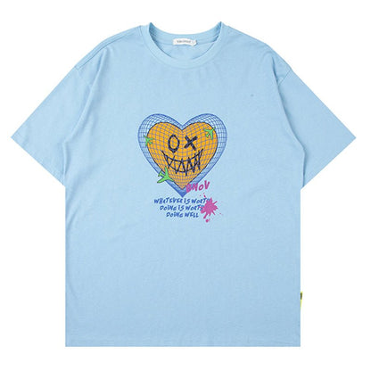 Funny Love Printed Casual Short-Sleeved T-Shirt For Women And Men - RALO COLLECTION STUDIO