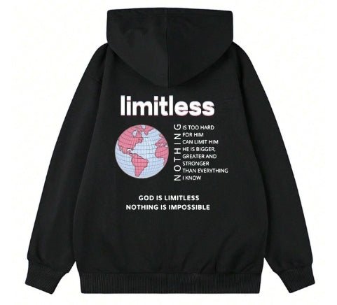 God Is Limitless Nothing Is Impossible Woman Hoody Casua - RALO COLLECTION STUDIO