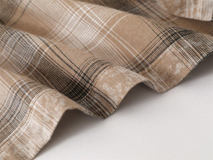 Gradient Plaid Long Sleeve Shirt Men - RALO COLLECTION STUDIO