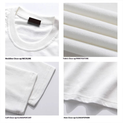 Graffiti Letter Print Short-sleeve T-shirt For Men And Women - RALO COLLECTION STUDIO